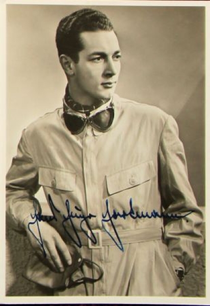 Hans Hugo Hartmann Racingdriver 1939 original autograph (1693)